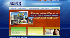 Desktop Screenshot of instant-signs.com